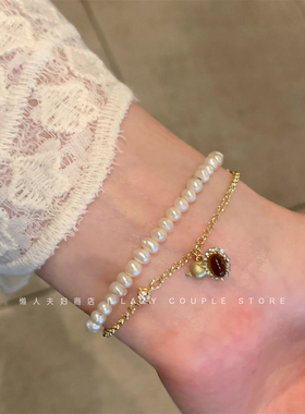 新中式国风珍珠手链女轻奢小众