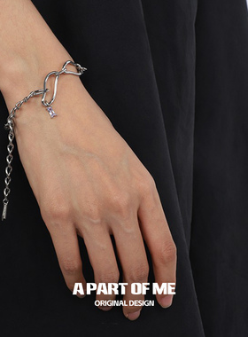 apom原创紫色锆石辣妹y2k手链