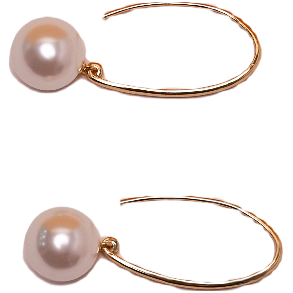 U型珠珠耳钩女气质轻奢耳饰复古纯银精致耳环优雅,淘宝优惠券,粉丝福利购,淘宝优惠卷