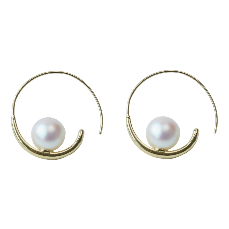 简约C形悬月耳圈气质名媛轻奢复古法式经典设计感,淘宝优惠券,粉丝福利购,淘宝优惠卷