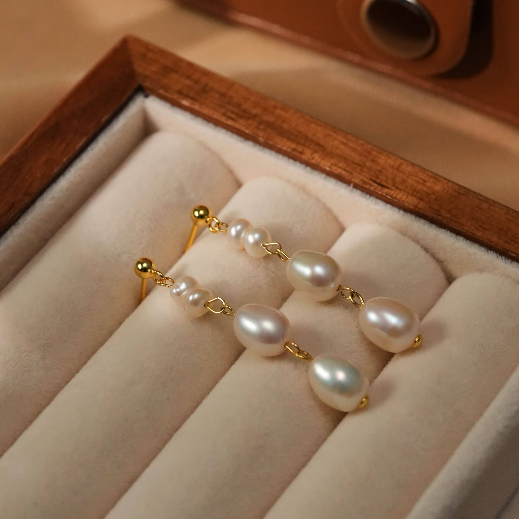 复古异形小米珠流苏耳钉女气质轻奢耳环,淘宝优惠券,粉丝福利购,淘宝优惠卷