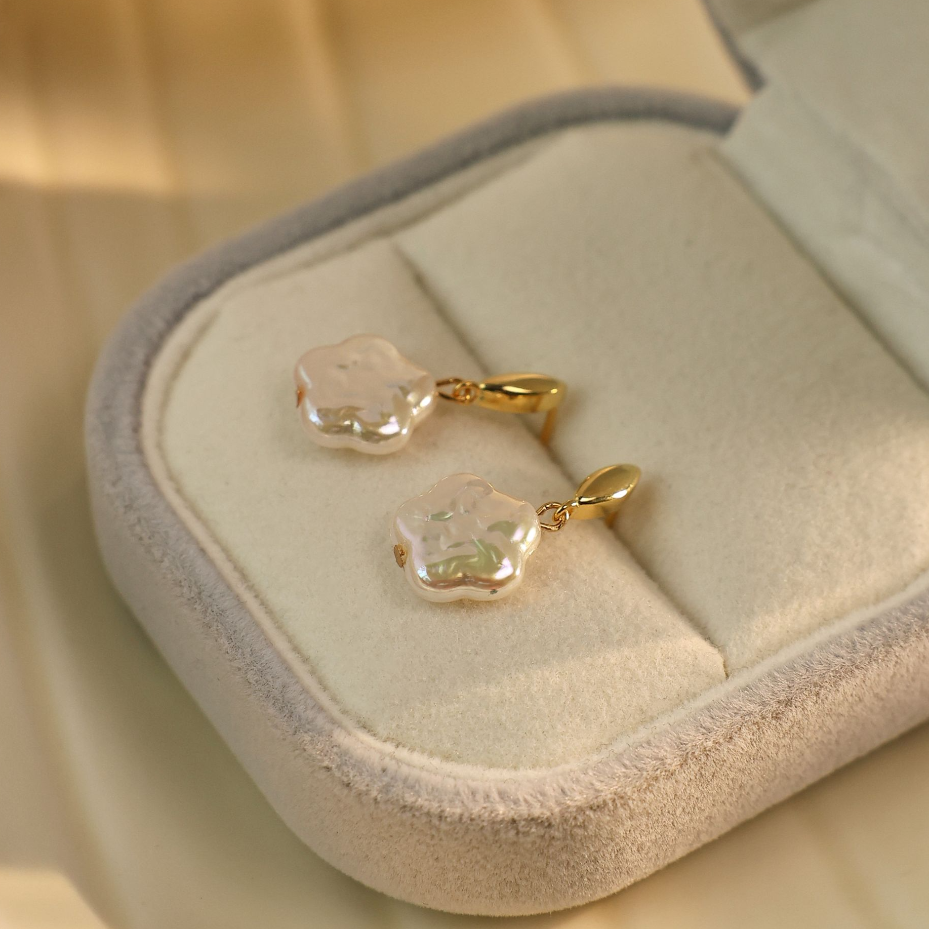 梅花巴洛克流苏耳钉气质百搭法式简约温柔优雅,淘宝优惠券,粉丝福利购,淘宝优惠卷