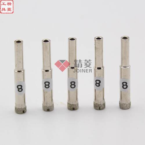 2.0-18mm特小优质玻璃钻头 金刚石开孔器圆珠打孔钻粗砂套筒/吸筒 - 图3