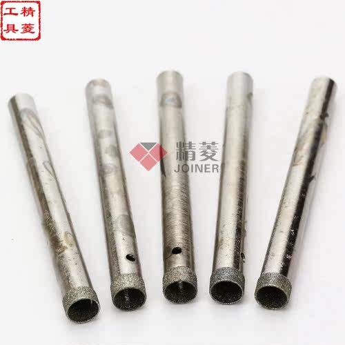 非标特长 加深 金刚石玻璃钻头 开孔器 最长120mm 扳指宝石套筒 - 图2