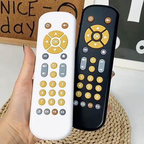 婴幼儿电视仿真遥控器儿童TV遥控器音乐学习早教益智宝宝安抚玩具 - 图2