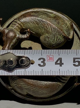 真品老旧货老铜古玩八卦物件摆件牛铜器古董老扭转乾坤铜收藏品