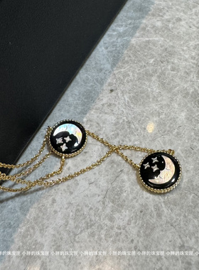 进来看细节日月星辰项链项链