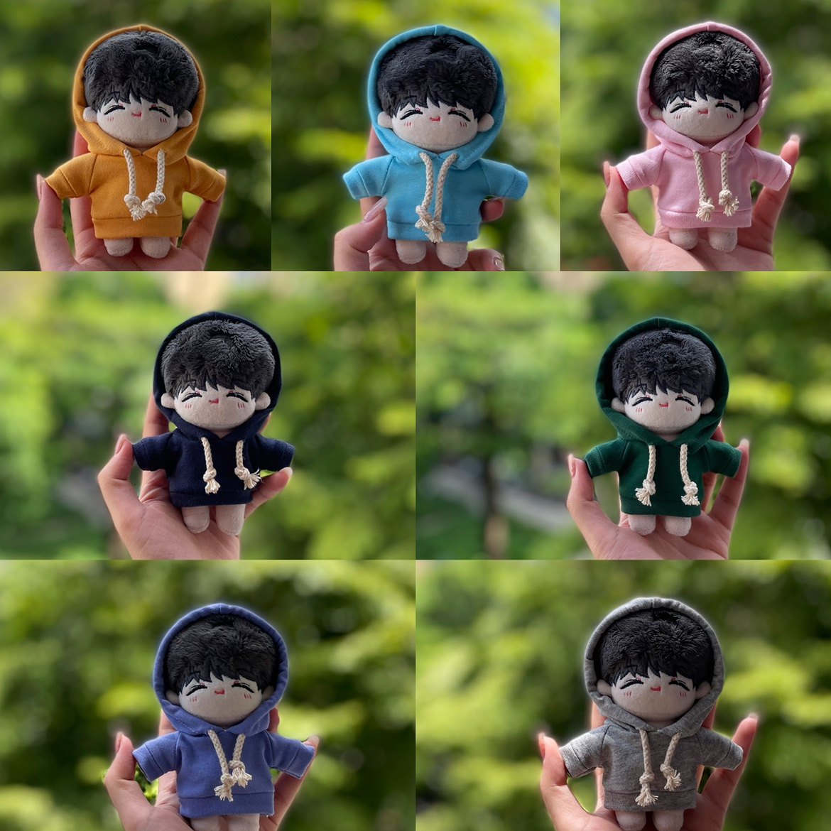 现货娃衣10cm带帽卫衣连体服10厘米棉花娃娃衣服海星体胖体可穿,淘宝优惠券,粉丝福利购,淘宝优惠卷