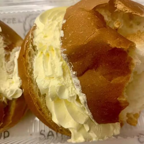 代购上海白玉兰食品 小奶椰面包2个装传统老式硬奶油网红美食小吃 - 图2