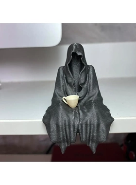 新品黑衣诡秘之主摆件惊悚黑袍哥特式花园装饰树脂工艺品礼物