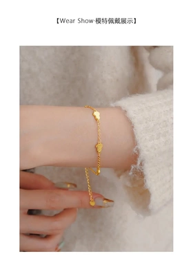 2025年新款新中式碎冰冰葫芦手链女轻奢小众超闪复古精致百搭手饰