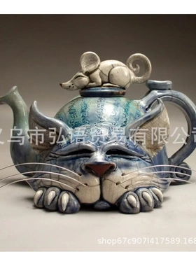 新品树脂摆件恶魔猫咪蘑菇女人兔子创意家居桌面