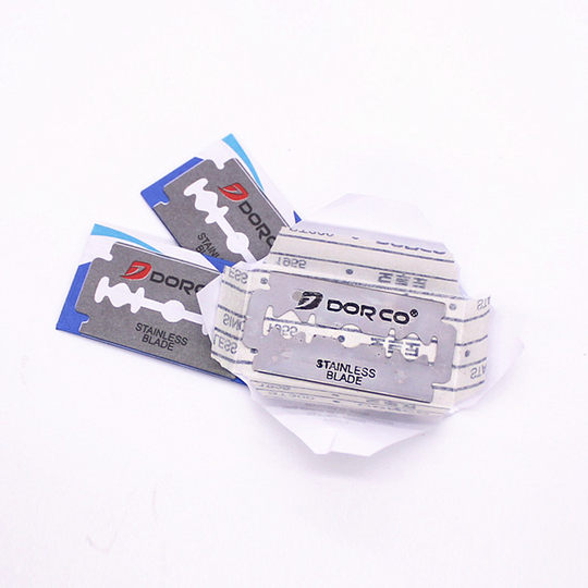 DORCO/多乐可韩国进口双面剃须刀片手动老式刮胡刀片不锈钢100片