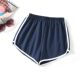 Shorts casual Korean style mid-waist sweatpants stretch cotton