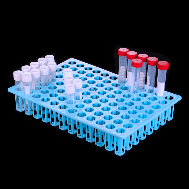 15ml/50ml塑料离心管架44孔21孔泡沫可拆卸样品架试管架EP管架-图2