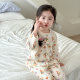 ພາກຮຽນ spring ແລະ summer gauze ບາງ pajamas ຝ້າຍບໍລິສຸດແລະເຄື່ອງນຸ່ງຫົ່ມເຮືອນ