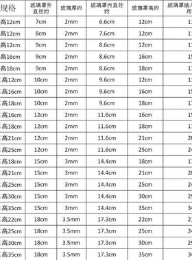 永生花钟表防尘罩夜灯软陶人偶