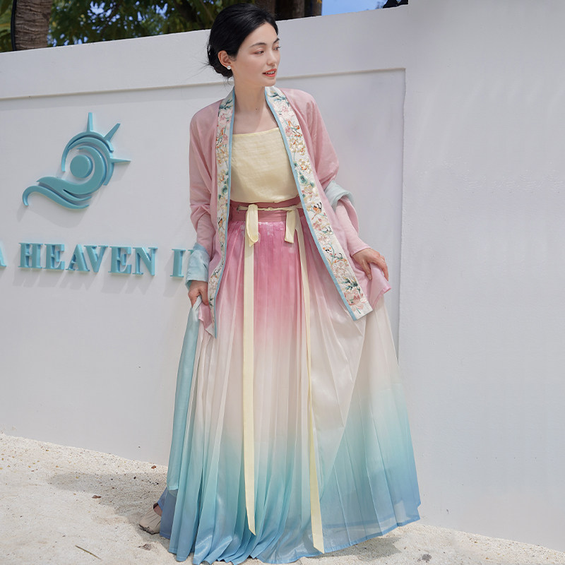 无衣饮羽【曲池荷】提花天丝褙子绣花吊带暗纹宋制女2025新款,淘宝优惠券,粉丝福利购,淘宝优惠卷