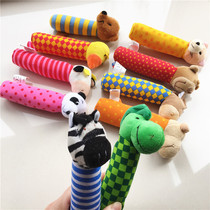 The Qingkura baby rocking the bell and the pinch will send a BB sound suitable for the infant to practice gripping the early teaching toy