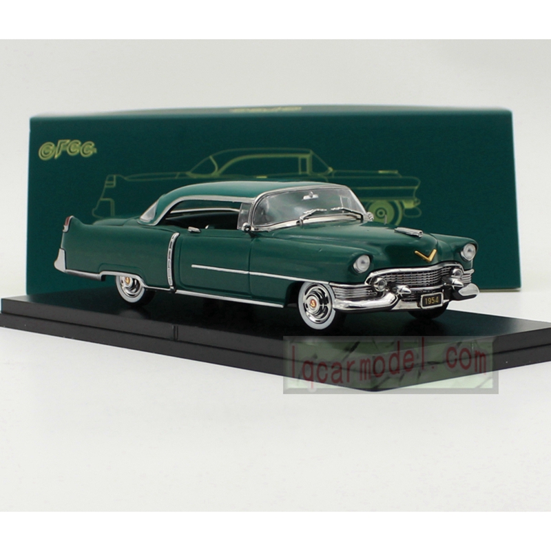 1:43 GFCC凯迪拉克Cadillac DeVille 1954帝威双门轿跑车模型绿-图0