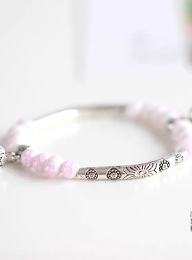 年轮 手工创意陶瓷森系手链女民族风文艺小清新学生时尚手串饰品