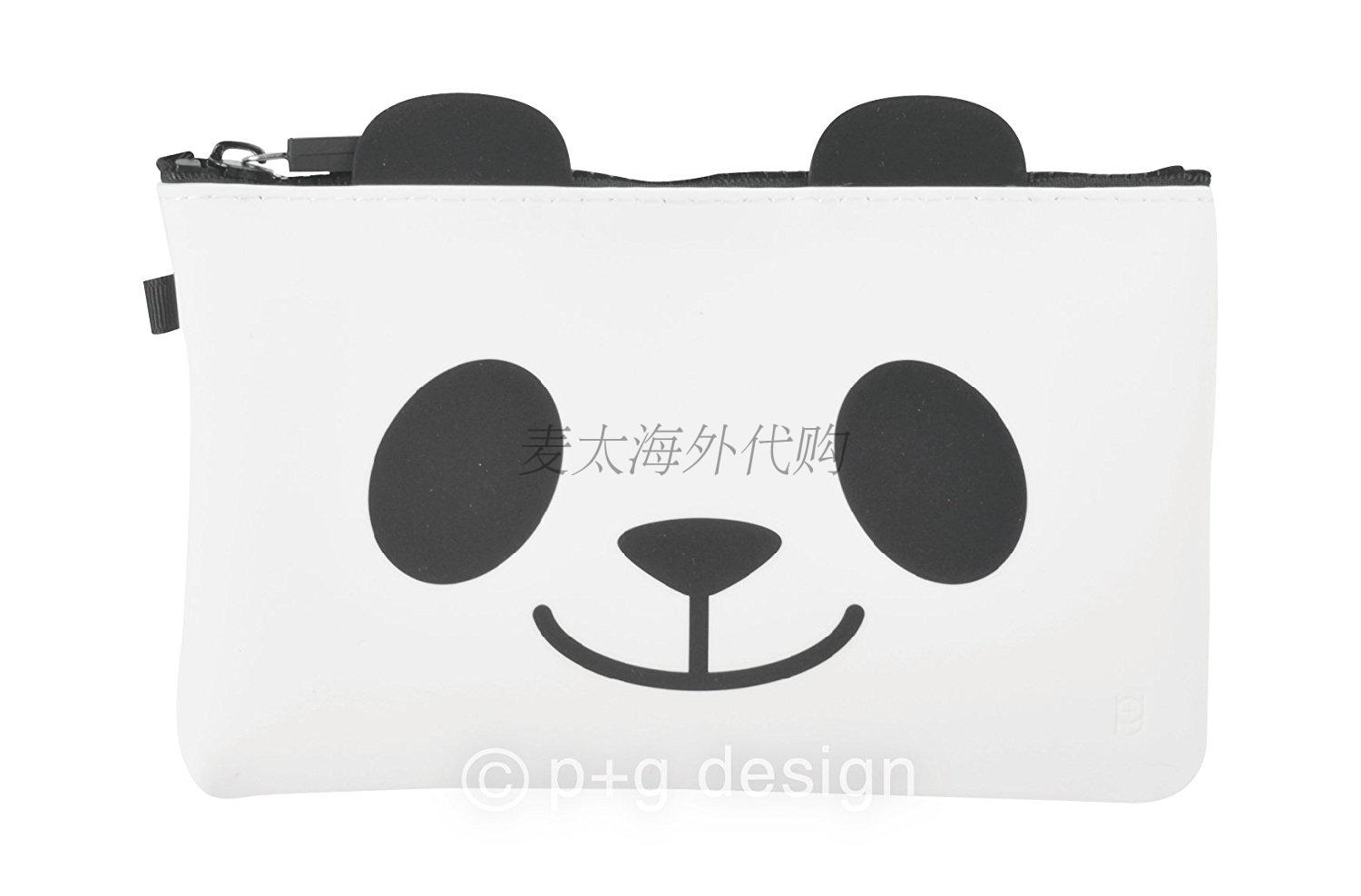 日本创意可爱熊硅胶包青年卡通拉链横款动物长款钱包手机包收纳包 - 图2