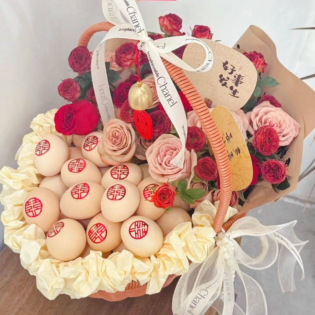 田园手工藤编手提篮月子鸡蛋花篮水果篮插花鲜花收纳筐编织篮筐,淘宝优惠券,粉丝福利购,淘宝优惠卷