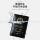 Genuine leather passport protective cover for men and women traveling abroad, wear-resistant and light