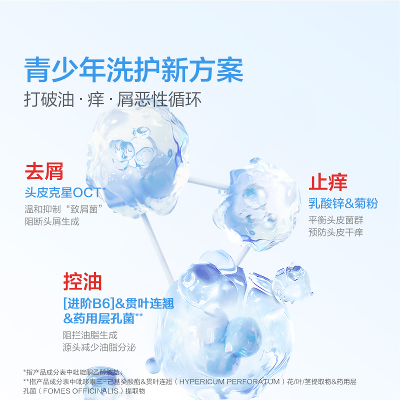 【陆毅推荐】红色小象青少年洗发水儿童控油蓬松去屑止痒洗头膏