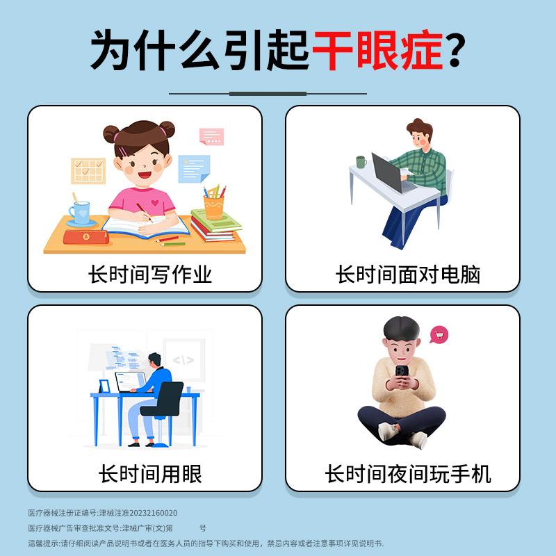 医用级眼疲劳眼干眼涩热敷蒸汽眼罩 佰瑞屋医疗器械冷热敷器具（器械）