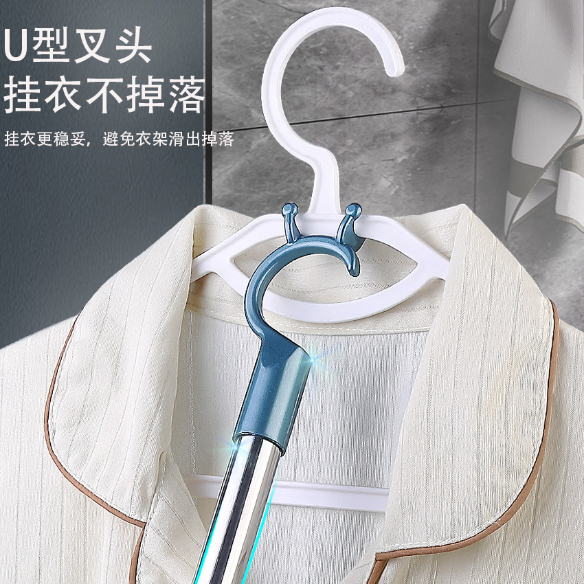 晾衣叉不锈钢可伸缩阳台撑衣杆家用加长结实晾衣杆晒衣杆挑挂衣叉,淘宝优惠券,粉丝福利购,淘宝优惠卷