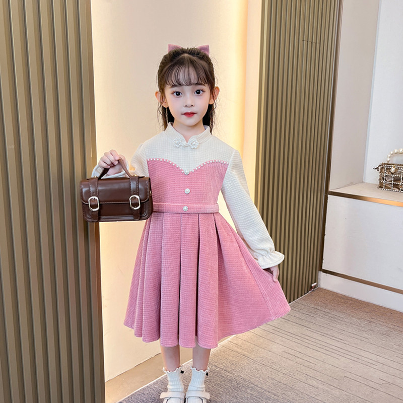 女童连衣裙秋冬季2025新款秋装洋气小女孩裙子儿童女宝宝公主裙子,淘宝优惠券,粉丝福利购,淘宝优惠卷