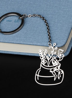 定制儿童绘画个性图案DIY钥匙扣挂件项链定制涂鸦项链生日礼物