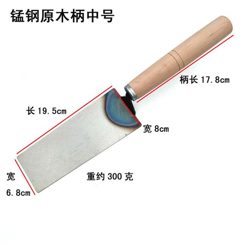 不锈钢一体皿刀灰匙抹灰刀锰钢抹泥刀砌砖刀抹子贴瓷砖瓦工泥工具 - 图3