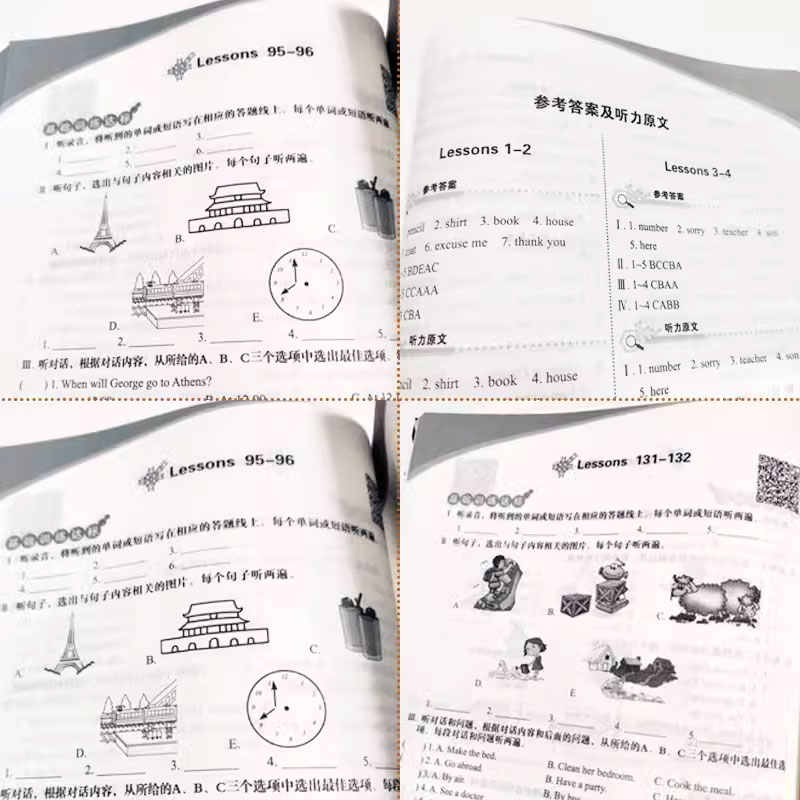 新概念英语1同步听力训练学习常用练习册新版英语初阶基础达标综合能力提升专项训练带光盘北京教育出版社第一册 新概念1练习册 - 图1