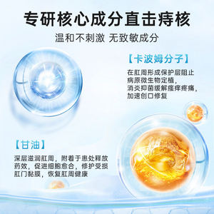 可孚孕妇痔疮膏卡波姆凝胶肛裂愈合肛门瘙痒混合痔疮医用肉球专用