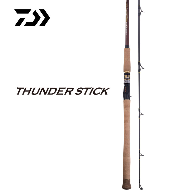 DAIWA达亿瓦 21新品 THUNDER STICK Q 雷强竿 高碳钓鱼竿枪柄黑鱼