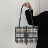 Сумка через плечо, вместительная и большая синяя сумка на одно плечо, коллекция 2023