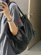 Large capacity tote bag niche design shoulder armpit bag