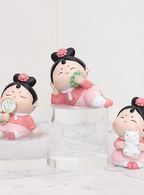 roogo如果如果国潮格装饰摆件