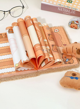 祝福萌趣可爱卡皮巴拉装饰摆件