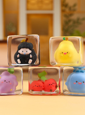 宏潮冰块每日鲜果大萌装饰摆件