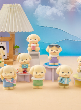 虞墨树脂卡通MILO的好运装饰摆件