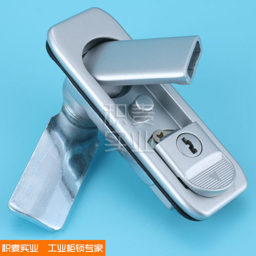 积麦 MS738-1-2平面锁 图腾网络机箱柜门锁 消防控制柜锁 现货 - 图0