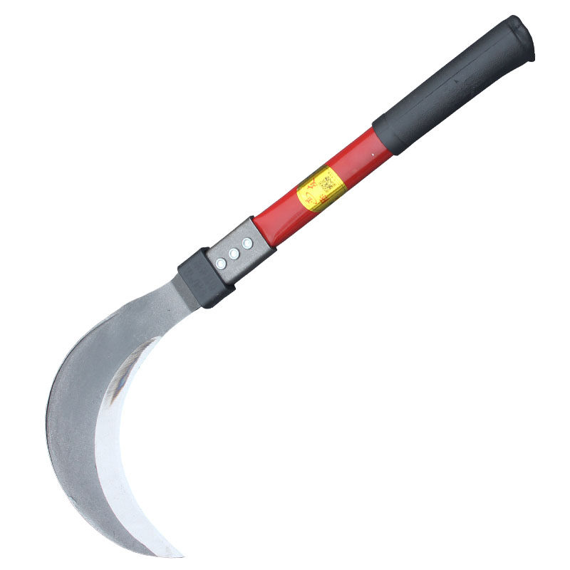 农用工具65锰钢镰刀户外割草刀砍割两用长柄廉刀加厚弯刀收割玉米 - 图3