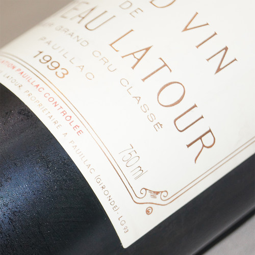 1993拉图庄园法国原瓶进口红酒一级庄红葡萄酒收藏Chateau Latour - 图1
