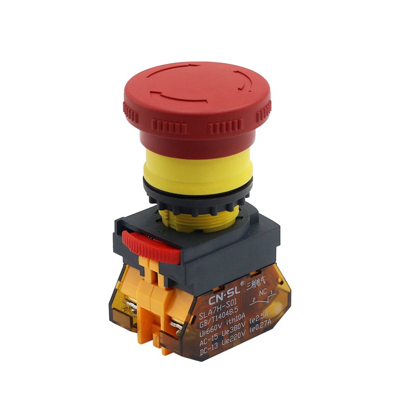 三利紧急按钮开关SLA7H-11ZS LAY37应急蘑菇头电源故障停止22mm - 图2