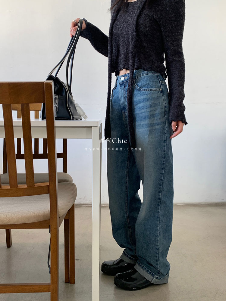 最安値】 FaxCopyExpress Casual Fax Express* and Copy loose Jeans