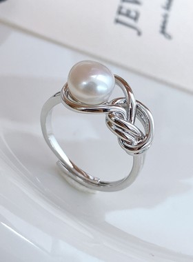 几何造型淡水馒头圆珍珠气质超美 百搭不挑人 注金材质 超强保色