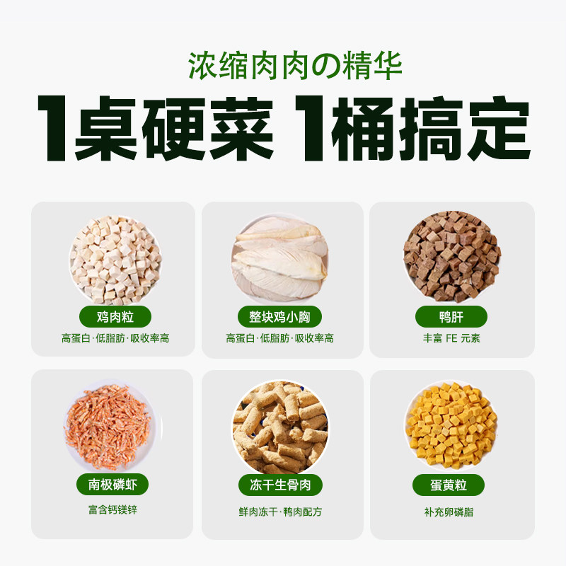 原切鲜鸡肉粒鸡胸肉生骨肉冻干多拼桶袋装 成幼猫犬磨牙营养零食,淘宝优惠券,粉丝福利购,淘宝优惠卷